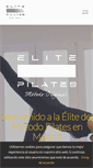 Mobile Screenshot of elitepilates.net